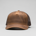 Leather Trucker Cap