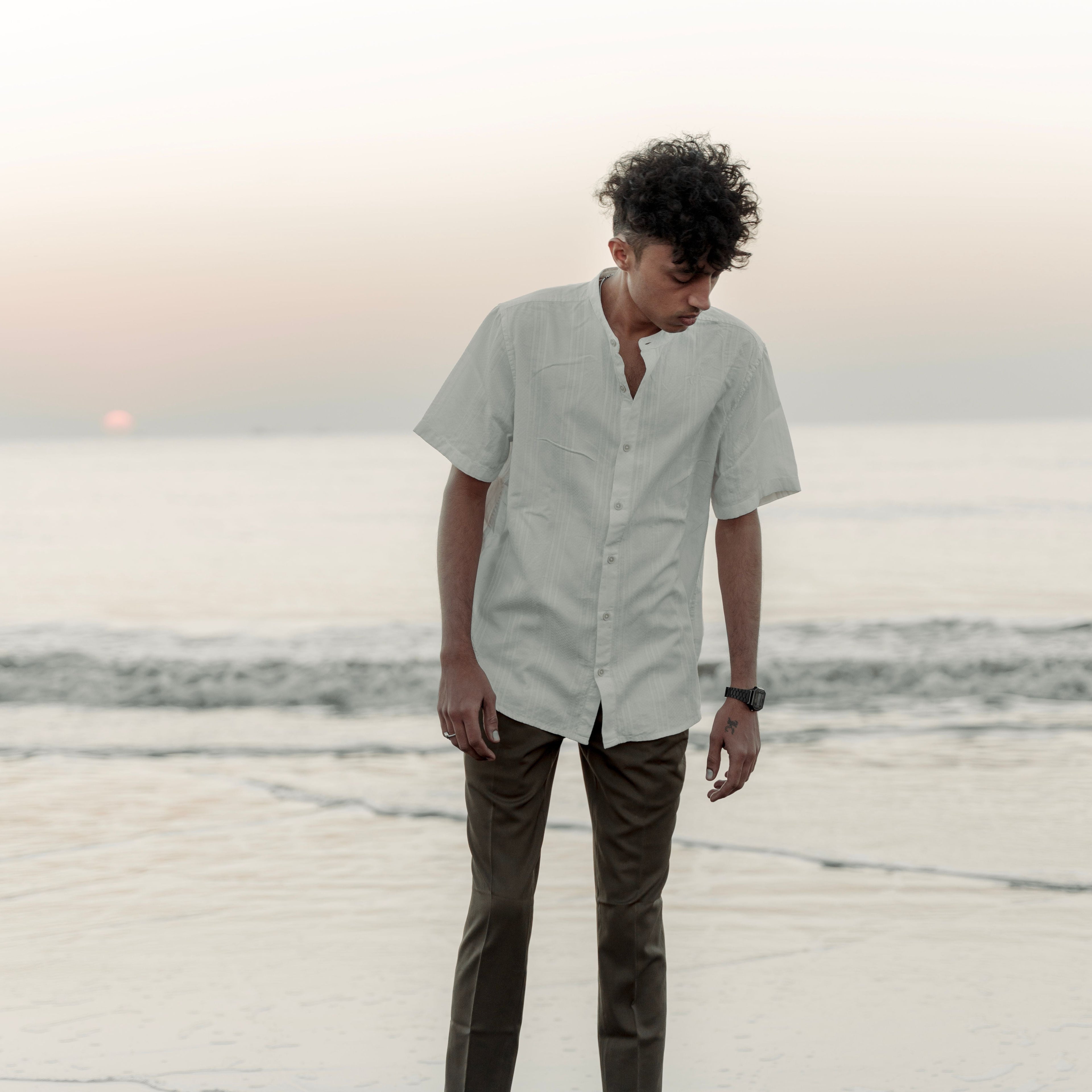 Linen Camp Shirt — Northwind, in use