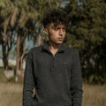 Cotton Quarter-Zip Sweater — Loomstate