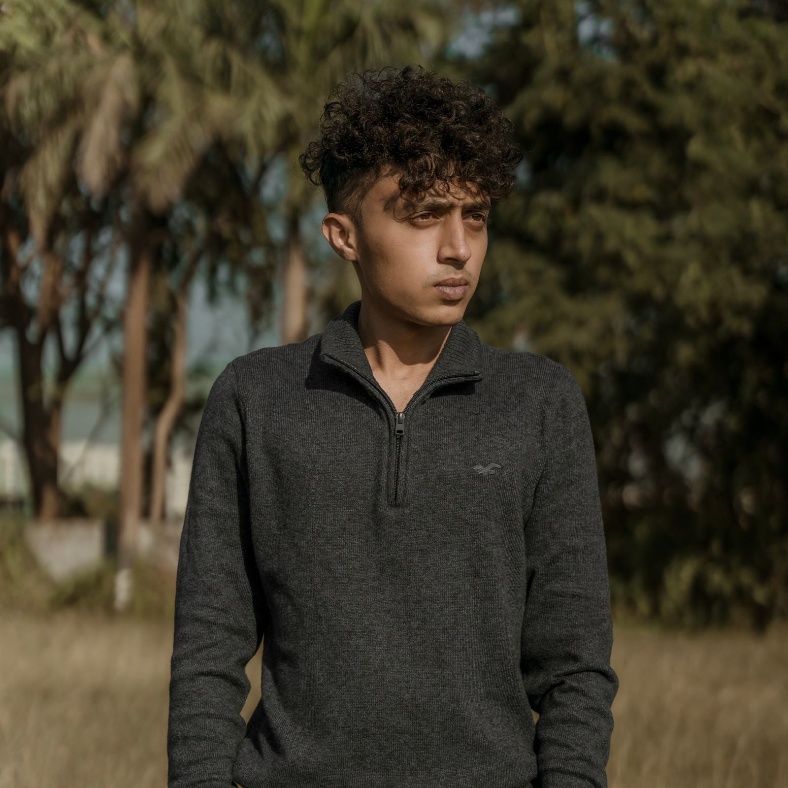 Cotton Quarter-Zip Sweater — Loomstate