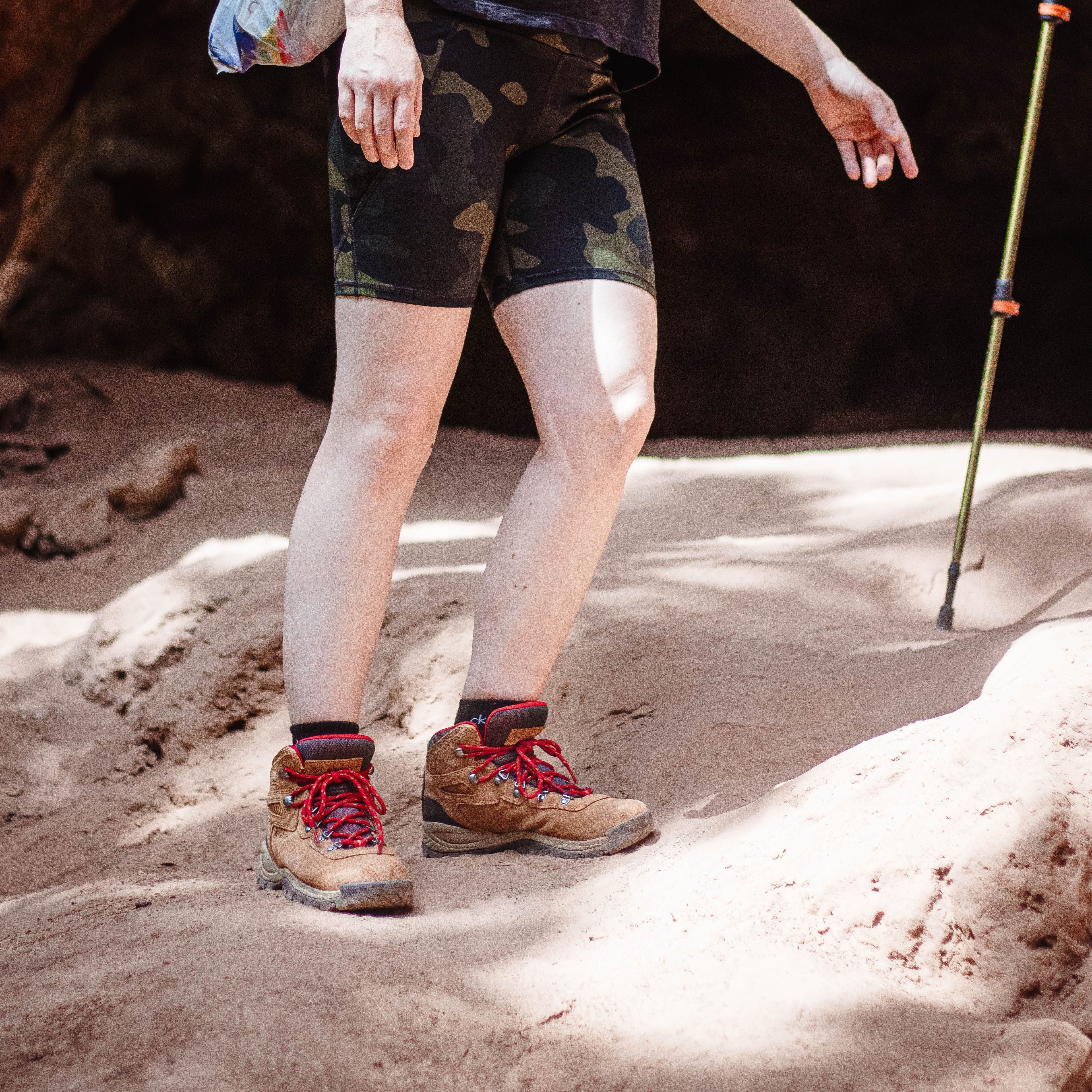 Waterproof Hiking Boot — Trailhead, in use