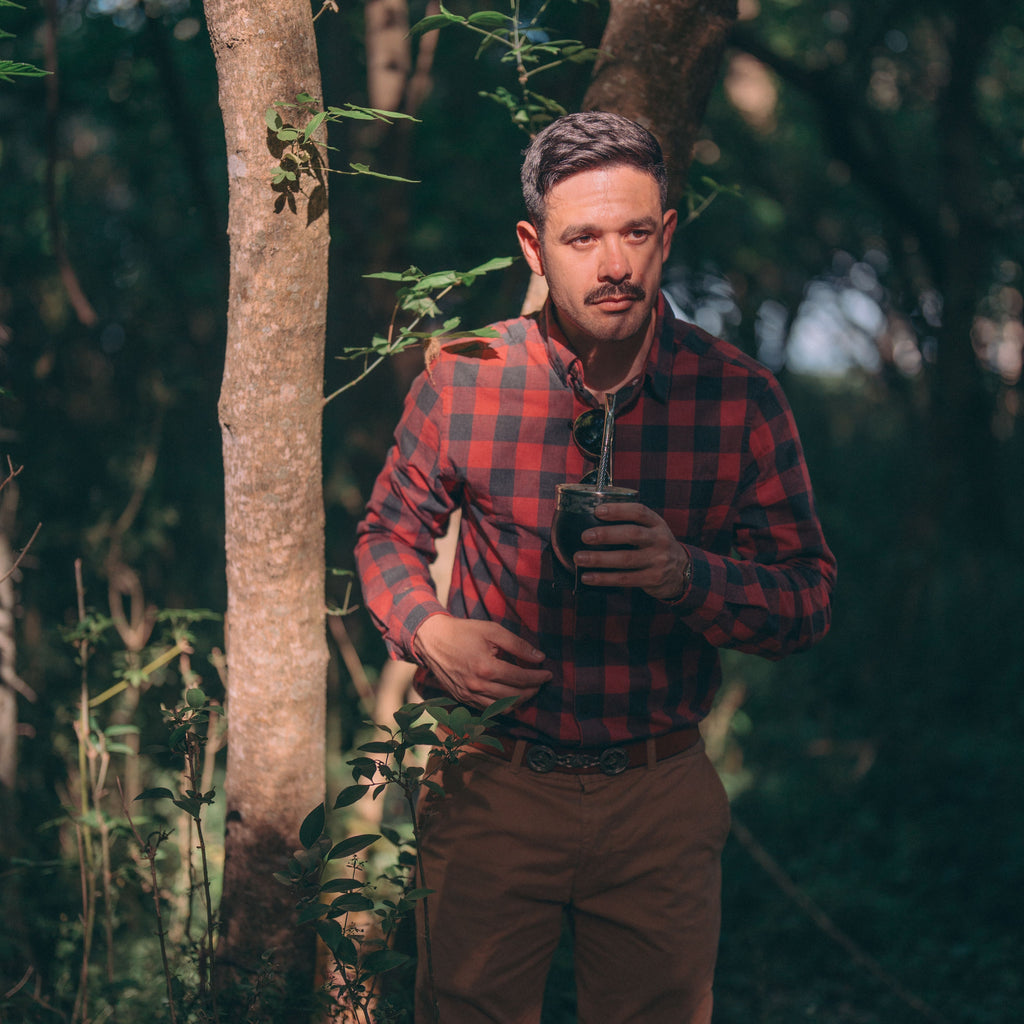 Brushed Flannel Shirt — Loomstate, in use