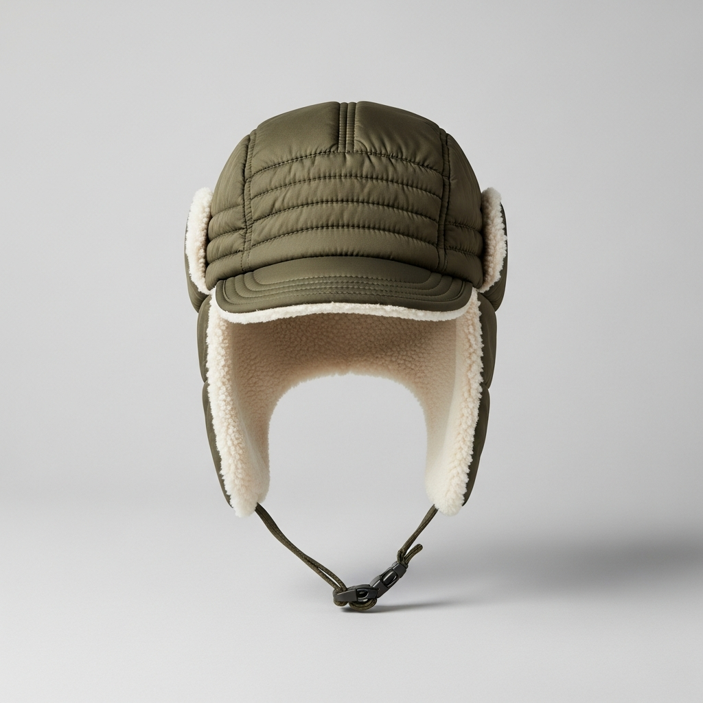 Quilted Ear Flap Hat