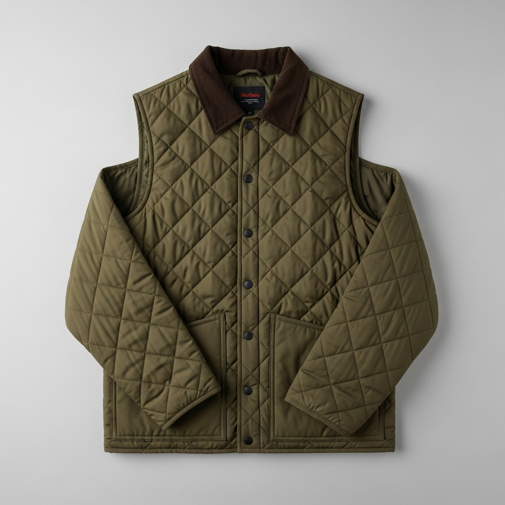 Quilted Snap Vest